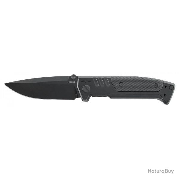 Couteau pliant Walther PDP Steel Frame Spearpoint - Noir