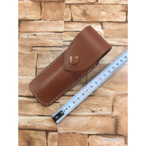 �tui en cuir piq�re sellier