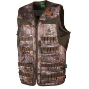 Gilet d'extérieur mural vintage XL gilet de chasse Realtree marron