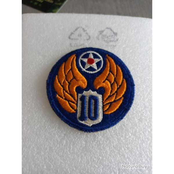 Patch arm�e us 10th US ARMY AIR FORCE WW2 ORIGINAL 2