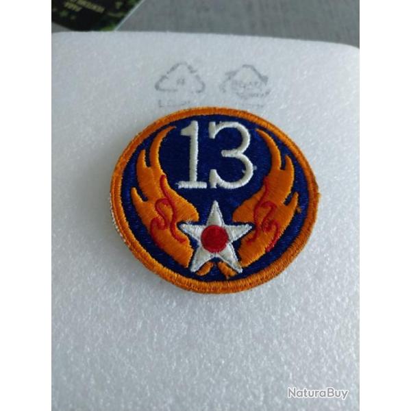 Patch arm�e us 13th US ARMY AIR FORCE ww2 ORIGINAL