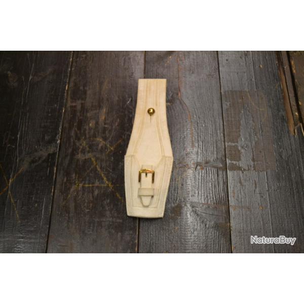 Gousset de baionnette Fran�aise buffle blanc garde r�publicaine pour rosalie Lebel 1886 (B)