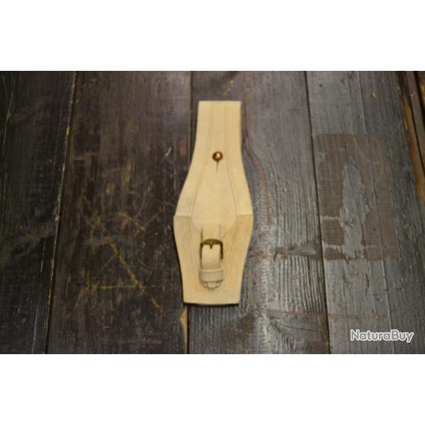 Gousset de baionnette Fran�aise buffle blanc garde r�publicaine pour rosalie Lebel 1886 (C)