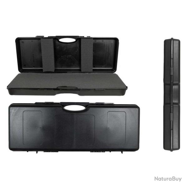 Mallette de transport noire en ABS 85x30x13 cm avec mousse � d�couper