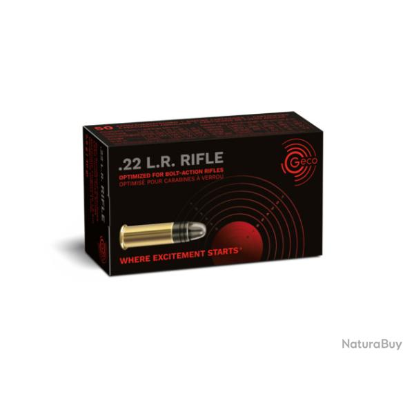 CARTOUCHES GECO RIFLE 22LR X500
