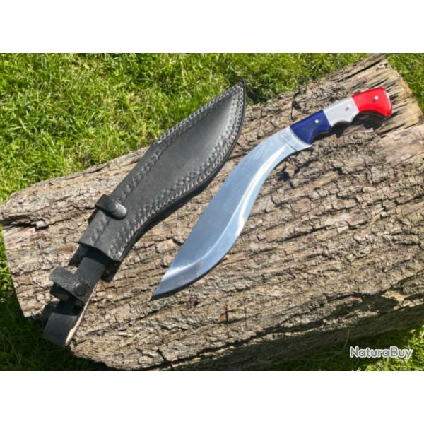 Kukri forg� LLF s�rie TACTIQUE 50cm �dition patriote