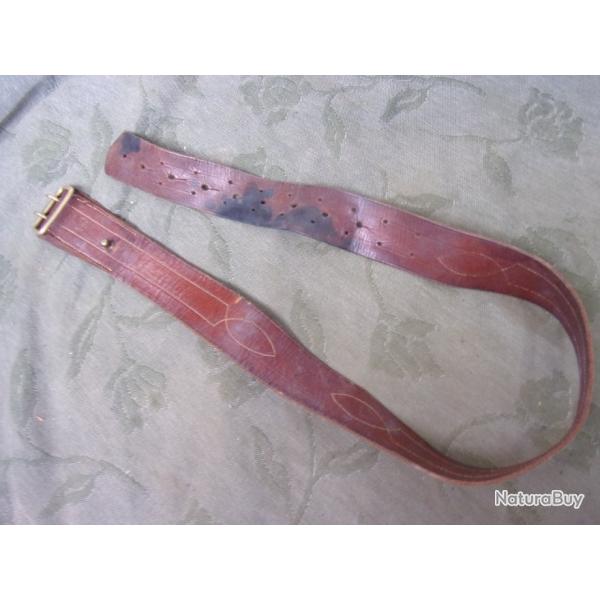 ceinturon de gengarme cuir