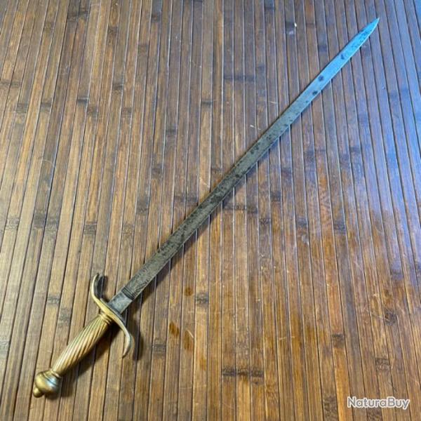 GLAIVE 1849 ALL�G� D'ARTILLERIE PRUSSIENNE LAME GRAV�E