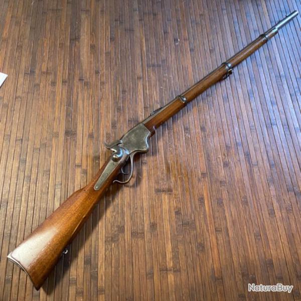 TRES BEAU FUSIL � R�P�TITION SPENCER M65 CALIBRE 50 A CHARGEUR AMOVIBLE