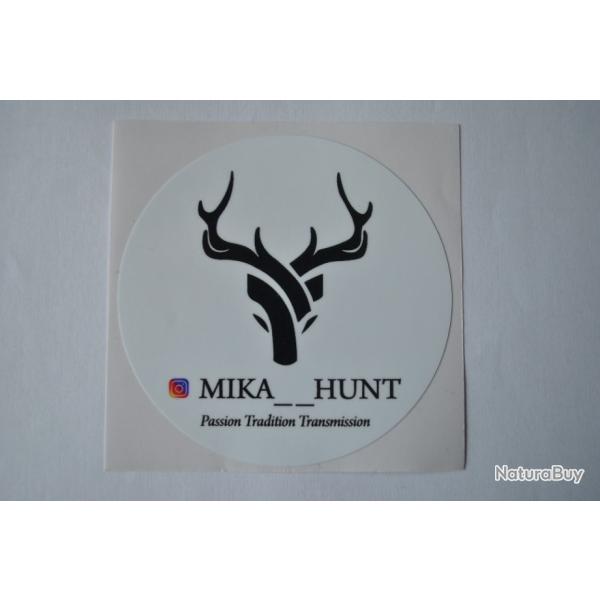 autocollant chasse Mika Hunt