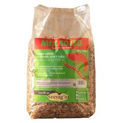 Mix 50/50 Crevettes & Vers de Farine - 800g