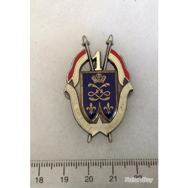 FRANCE ABC ARME BLIND�E CAVALERIE - insigne 1� R�giment de Dragons Drago 1608