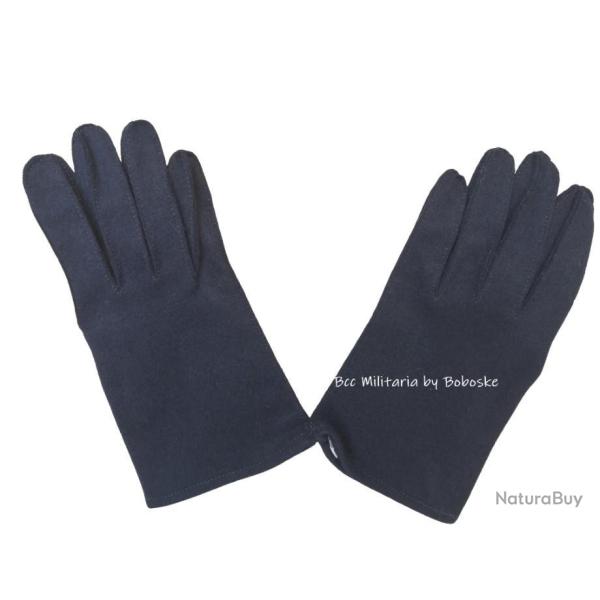 Paire de gants militaire fran�ais bleu marine -Taille 7/Taille S