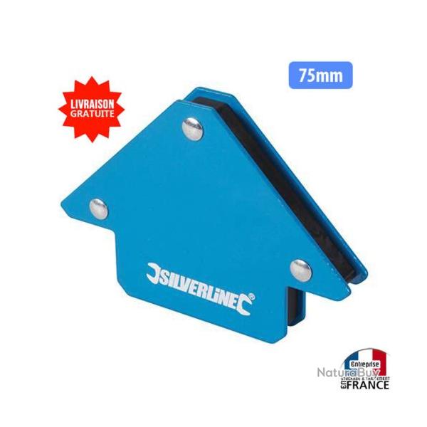 Aimant de soudeur magnetique 75mm pour table angle 45 90 135� 8.5kg