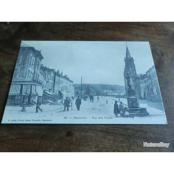 cp baccarat  rue des ponts