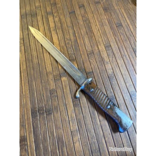 BA�ONNETTE POIGNARD DE TRANCH�E DE COMBAT 1898 WKC ALLEMAND