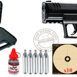 Pack pistolet &agrave; plomb CO2 4.5 mm BB UX XBG (2,5 joules) - PROMO