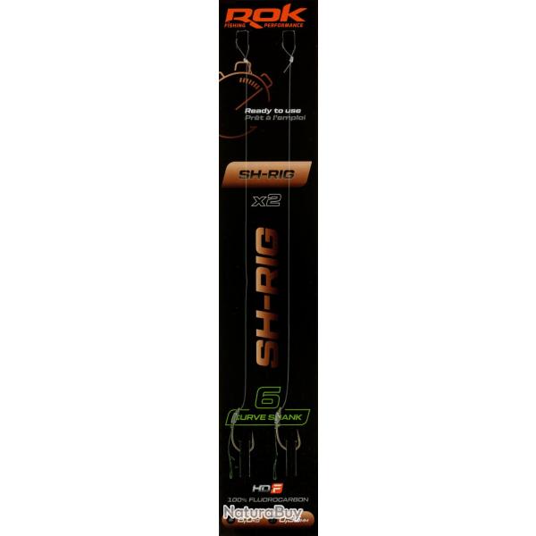Lot De 2X Montages Sh-Rig Curve Shank Rok T6