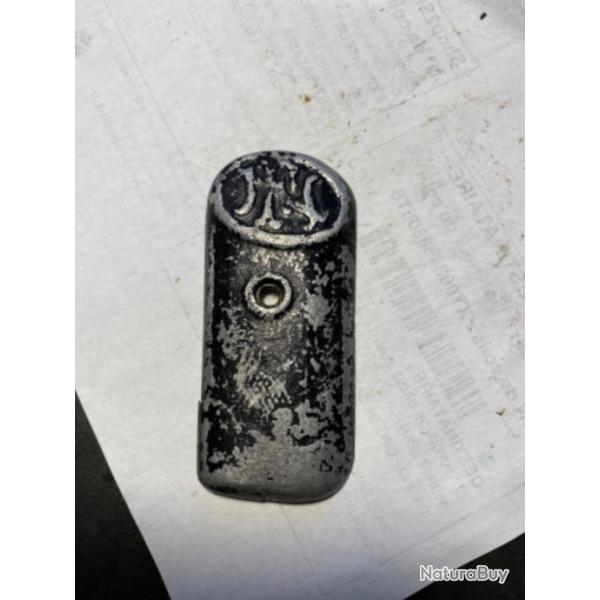 Plaquette � identifier Browning FN en Acier ou aluminium mauvaise �tat