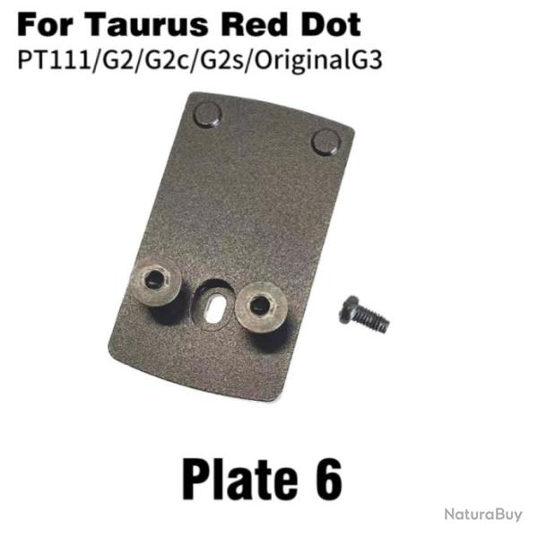 Embase montage pour point rouge Taurus PT111 G2 G2c G2s G3 PT140 PT709 PT740 TX22 - Mod�le 6
