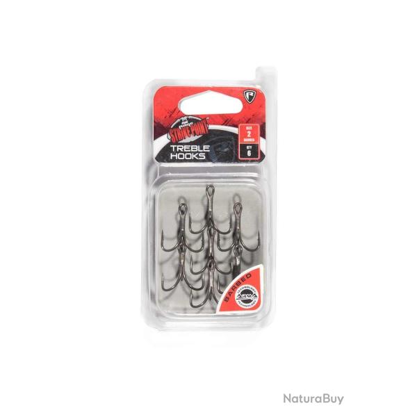 Hame�on Triple Fox Rage Strike Point Treble Hook n�4 par 6