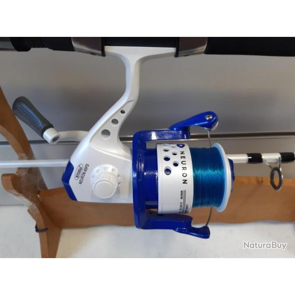 5670 - CANNE � P�CHE DE MER MITCHELL NEURON BOAT 240 + MOULINET  MITCHELL  NEUF