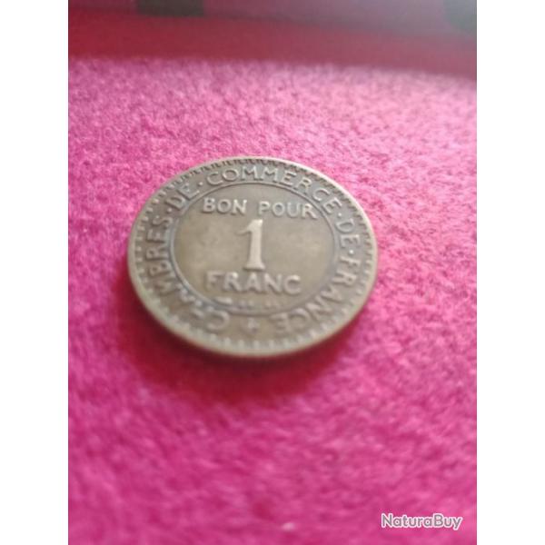 Pi�ce bon pour 1 francs