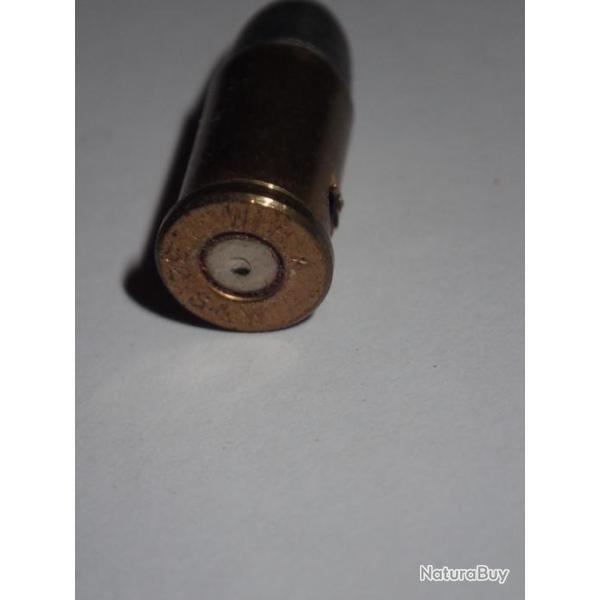 Cartouche neutralis�e - 32 S&W - Winchester WRA  -  Ogive plomb ronde