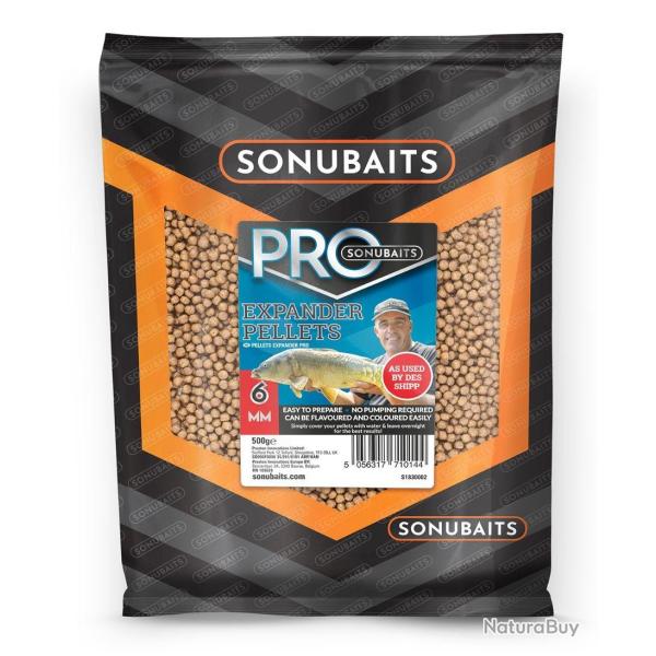 SONUBAITS PELLETS PRO EXPANDER PELLETS 500GR SONUBAITS 6mm