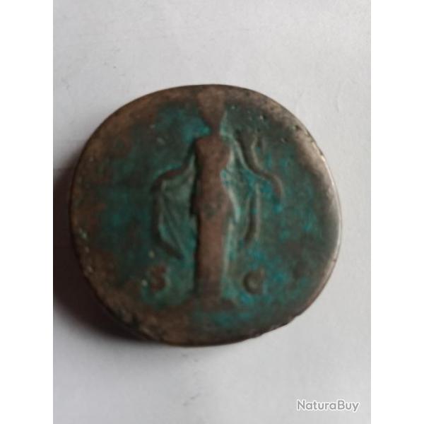 Pi�ce romaine sestere en bronze