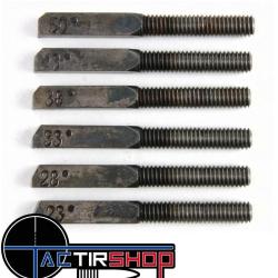 Cutter de rechange 33&deg;acier standard pour Kit Tourneur de collet micro ajustable K&M