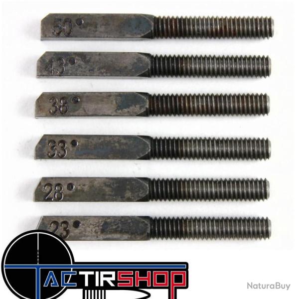 Cutter de rechange 33�acier standard pour Kit Tourneur de collet micro ajustable K&M