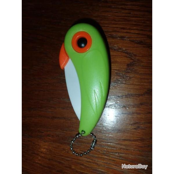 Couteau pliant oiseau avec lame en cramique