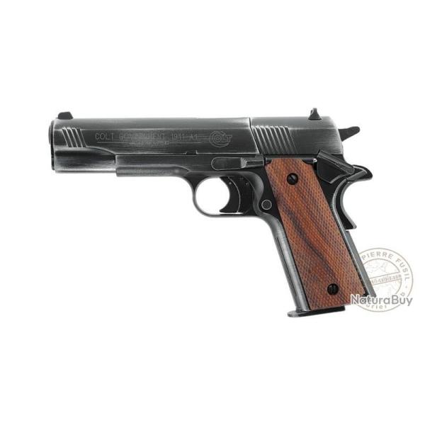 Pistolet � plomb 4.5 mm UMAREX - COLT Government 1911 A1 (3,5 joules) Vintage