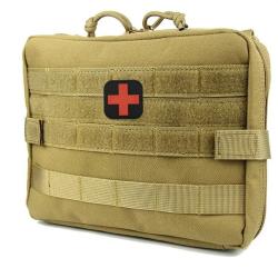 Grande sacoche tactique de secours Beige/TAN - Livraison Gratuite