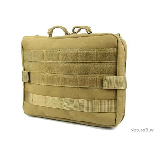 Grande sacoche tactique de secours Beige/TAN - Livraison Gratuite