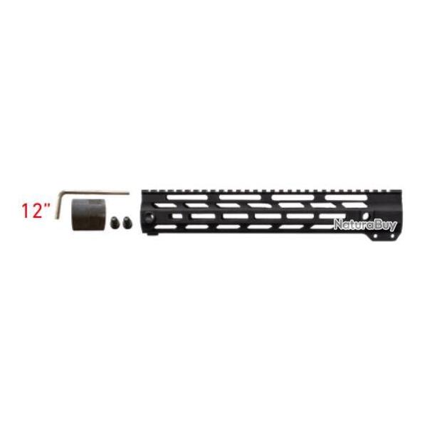 Garde-mains de marque SABER GEARS avec barrel-nut - AR15/M4 - 12" (31 cm) / KEY-201-12