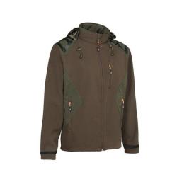 Veste de chasse Softshell Percussion Marron
