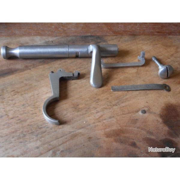 culasse et autres pour ancienne carabine allemande suhl  cal 5.3 .