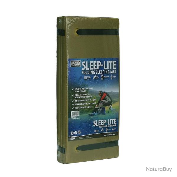 Matelas de couchage pliable