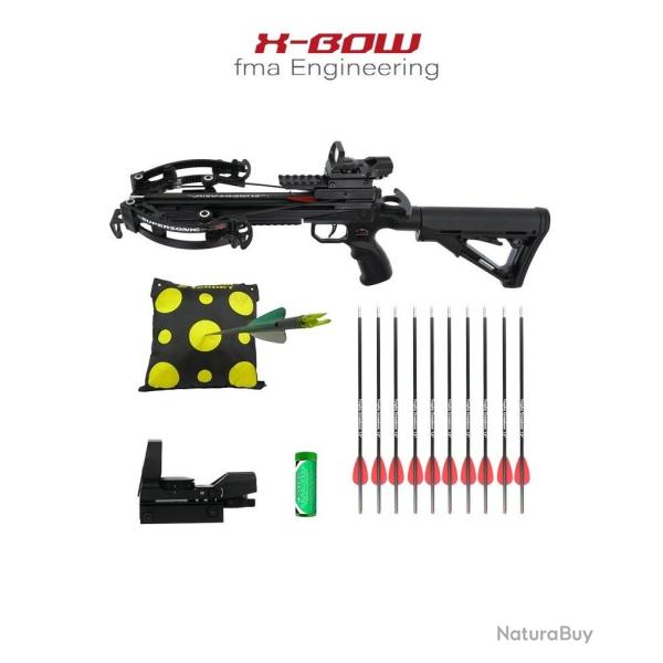 Pack pistolet arbal�te X-Bow FMA Supersonic XL 120 LBS / 250 FPS