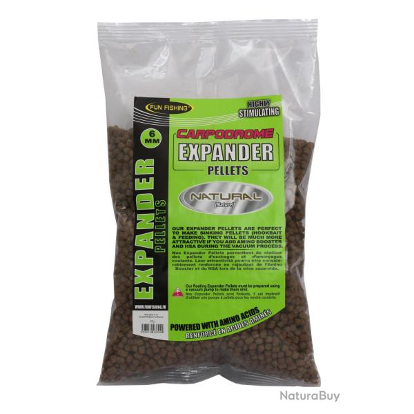 FUN FISHING PELLETS EXPANDER 500GR NATURAL FUN FISHING 4mm