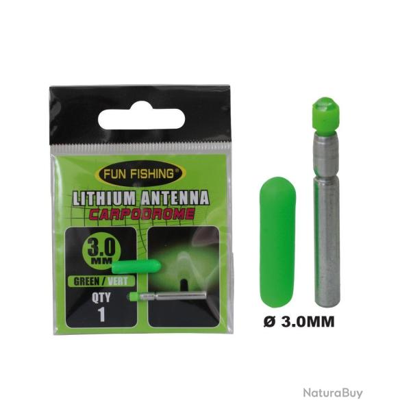 FUN FISHING ANTENNES LITHIUM (FLOAT LED) FUN FISHING Vert