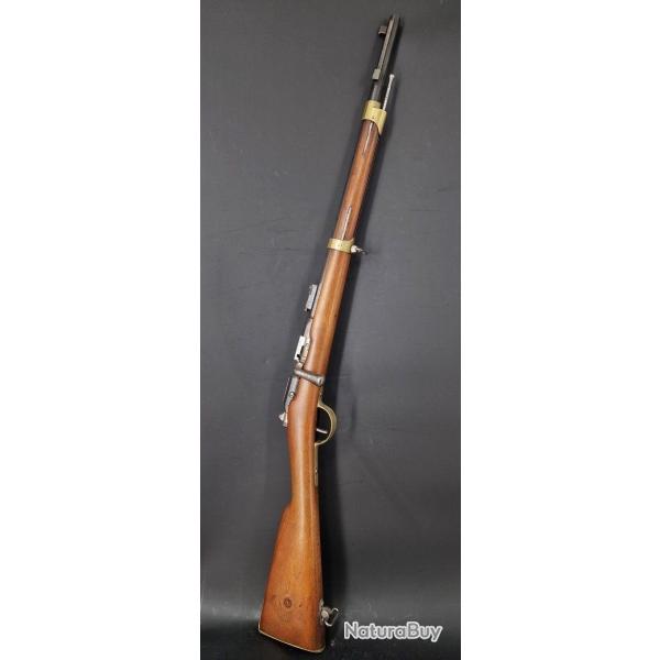 RARE MOUSQUETON GRAS MODIFI� PAR L'ARMURIER JOUVET � PROJECTILE AUTOPROPULS� CALIBRE 11X59R - FRANCE