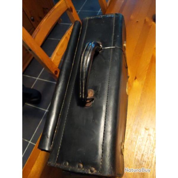 Jolis sacoche cuir noir �pais Style western Serrure fonctionnel