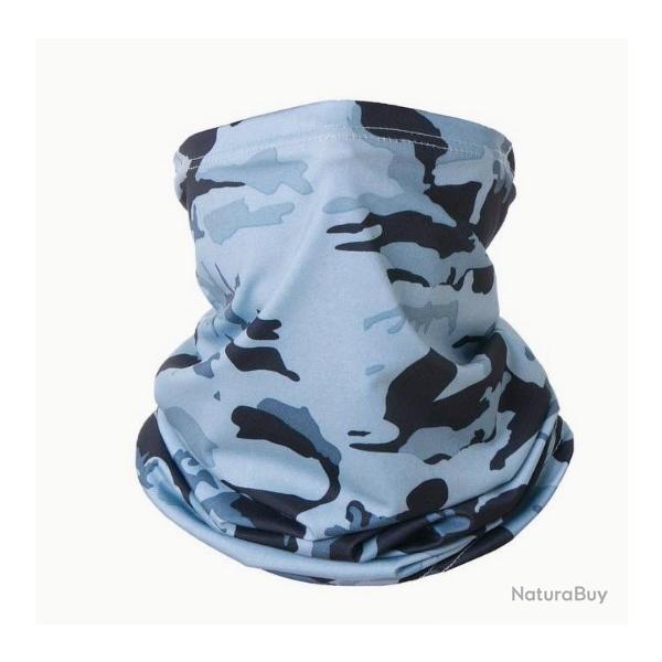 Cache cou treillis blanc-gris