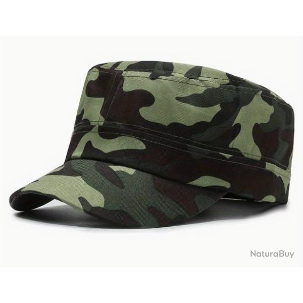 Casquette treillis miltaire verte