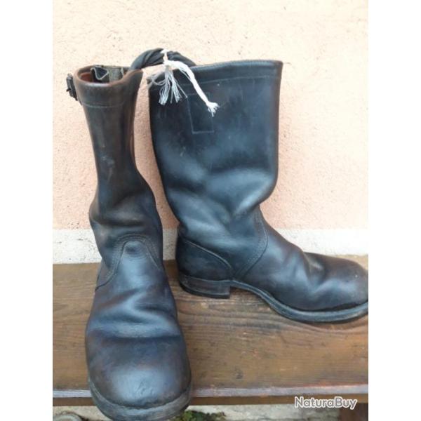 PAIRE DE BOTTES ARM�E ALLEMANDE,POINTURE EN 41