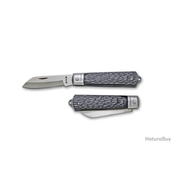 Couteau Kanetsune Slip Joint Craft Knife Lame Acier Carbone SK-4 Manche Plastique Made Japan KT404 -