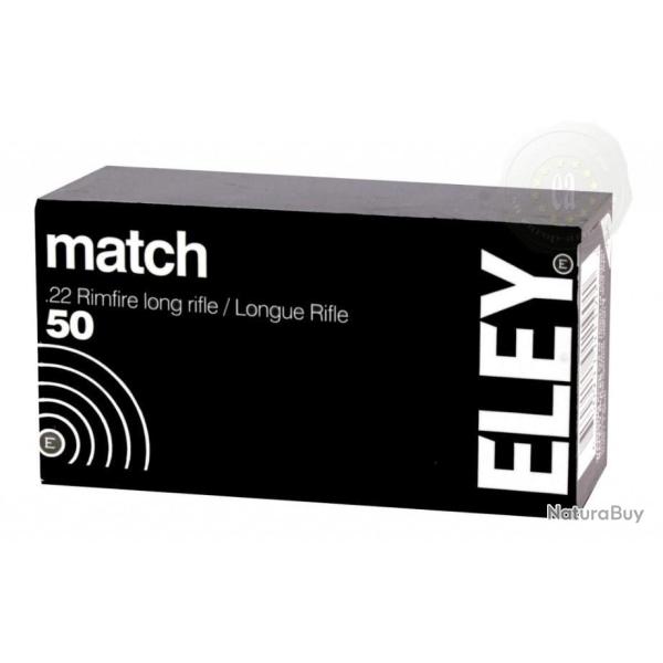 Munitions Eley Match Cal.22lr par 50